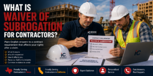 What Is Waiver of Subrogation for Contractors?