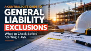 What Is a Contractor Exclusion on a General Liability Policy?