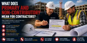 What Does Primary and Non-Contributory Mean for Contractors?