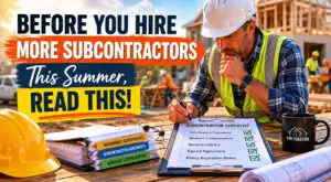 Before You Hire More Subcontractors This Summer, Read This