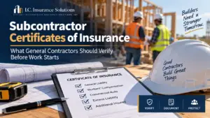 Subcontractor Certificates of Insurance: What GCs Verify