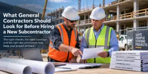 What General Contractors Should Look for Before Hiring a New Subcontractor